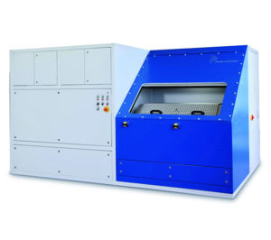 Poppe + Potthoff Burst Pressure Test Bench up to 15000 bar and a large test chamber with sliding door